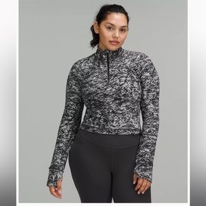 NWOT $108 Lululemon RULU cropped run half zip, 4